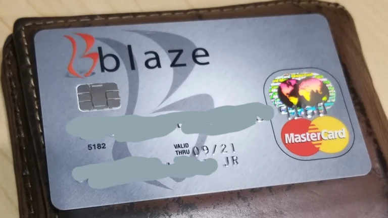 Blaze Credit Card Login